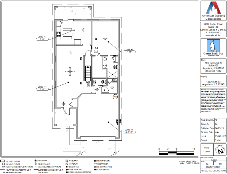 Residential Reflected Ceiling Plans